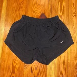 All black Nike shorts
